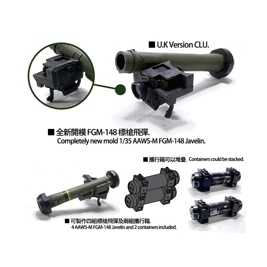1/35 AAWS-M FGM-148 Javelin Plastic Model Kit
