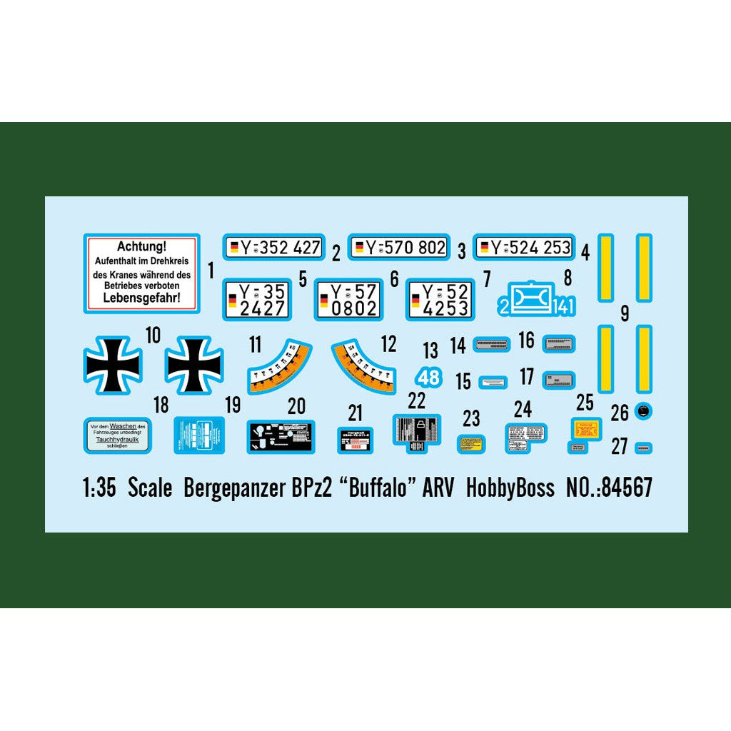 1/35 Bergepanzer BPZ2 ''Buffalo'' ARV Plastic Model Kit