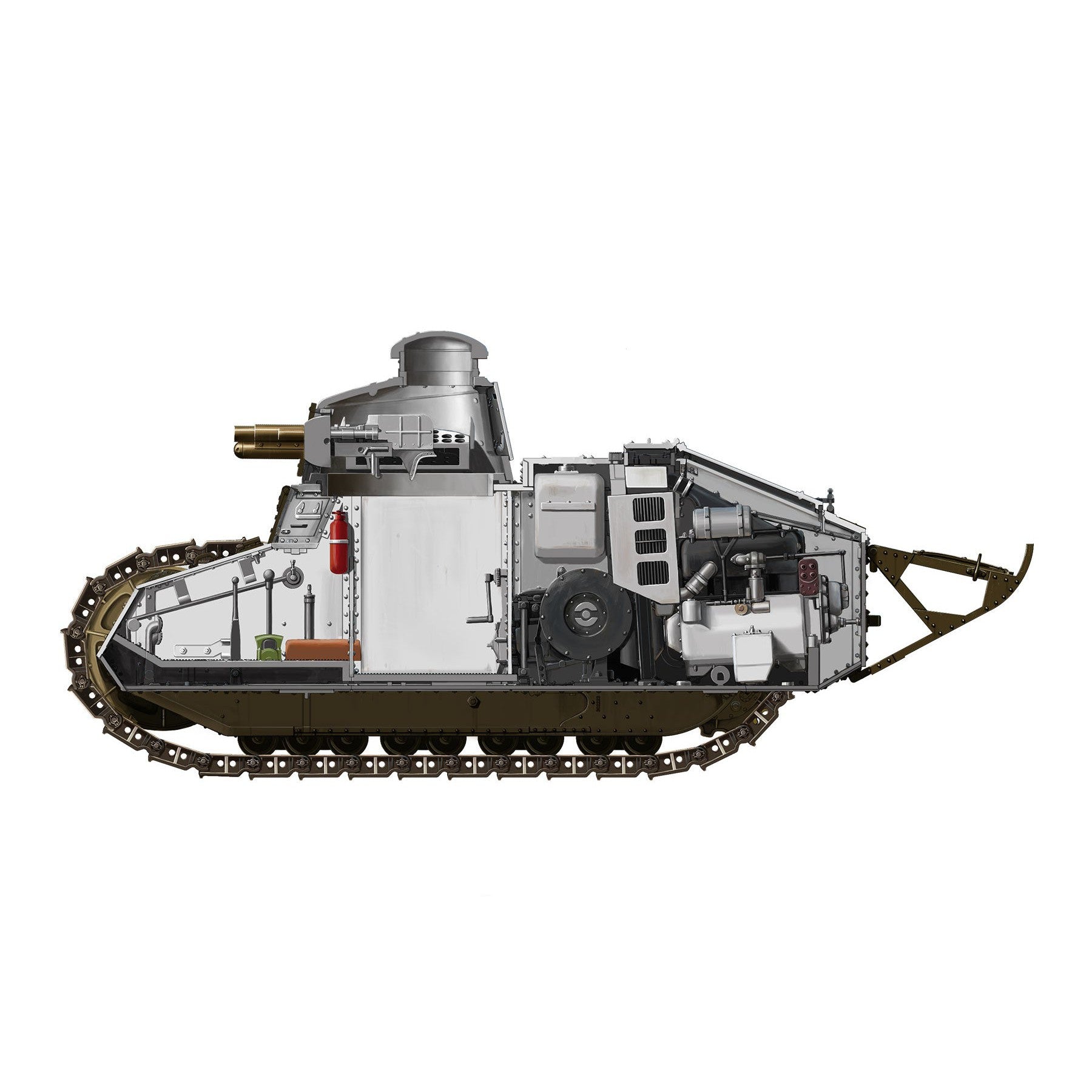 1/35 French FT-17 Light Tank (Cast Turret)