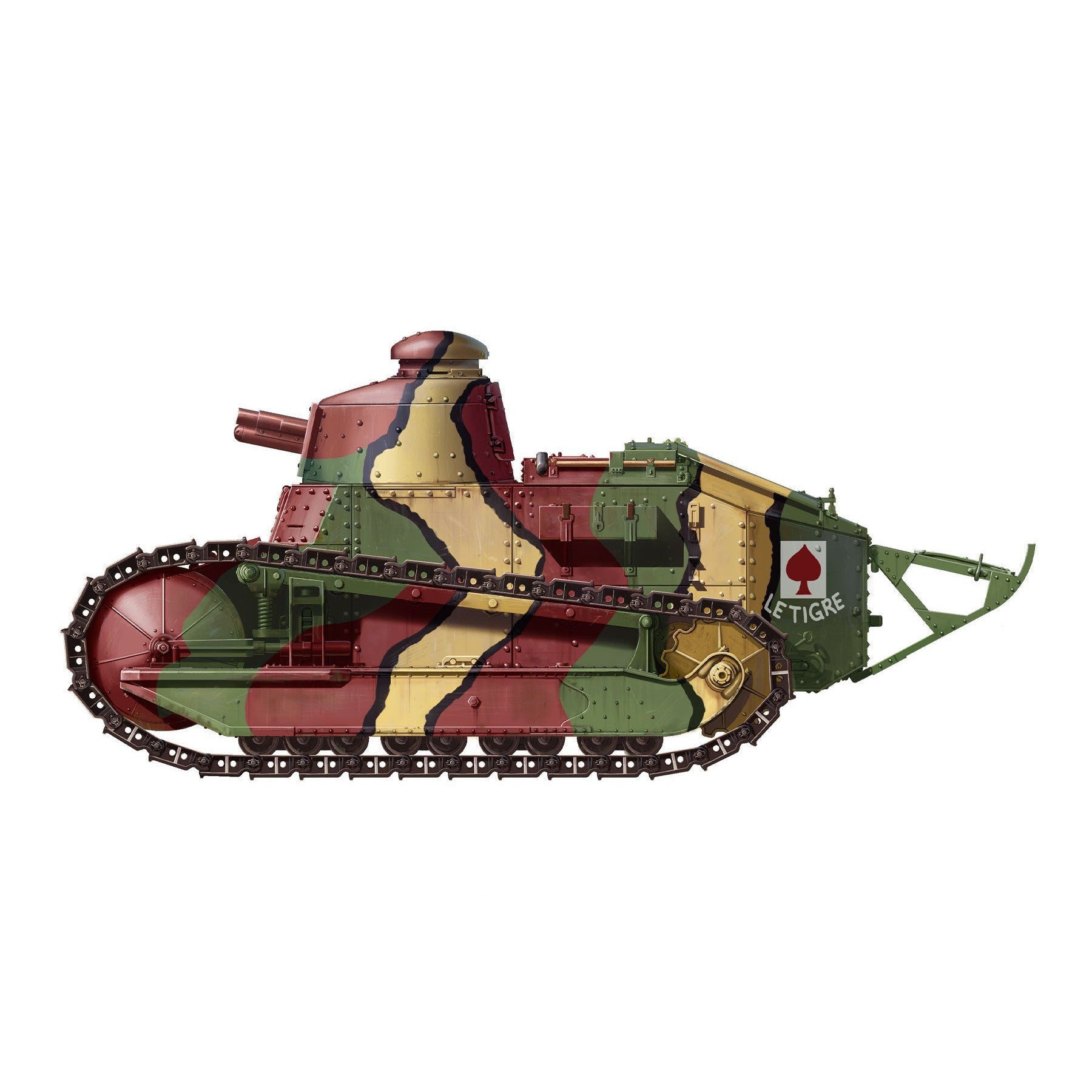 1/35 French FT-17 Light Tank (Cast Turret)