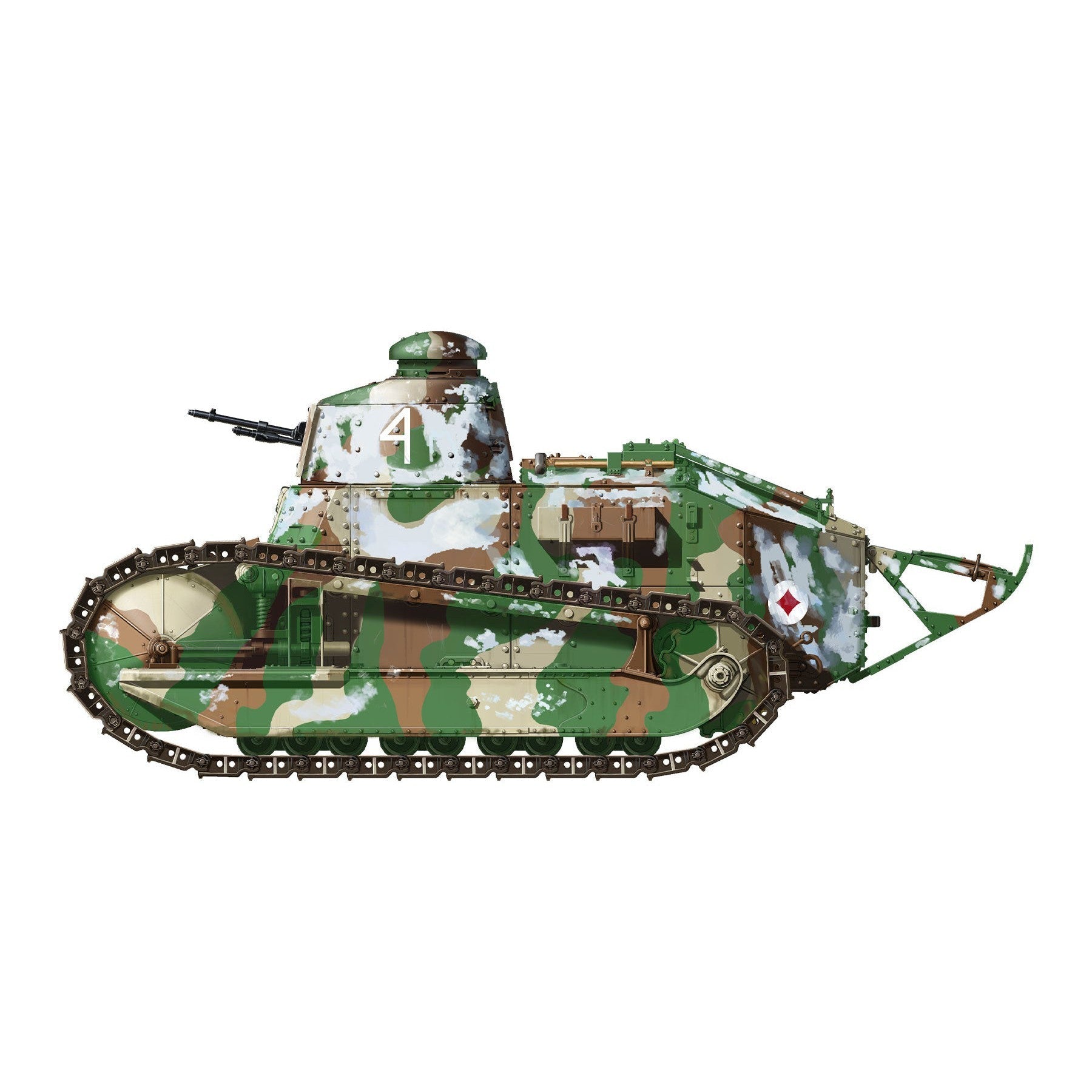 1/35 French FT-17 Light Tank (Cast Turret)