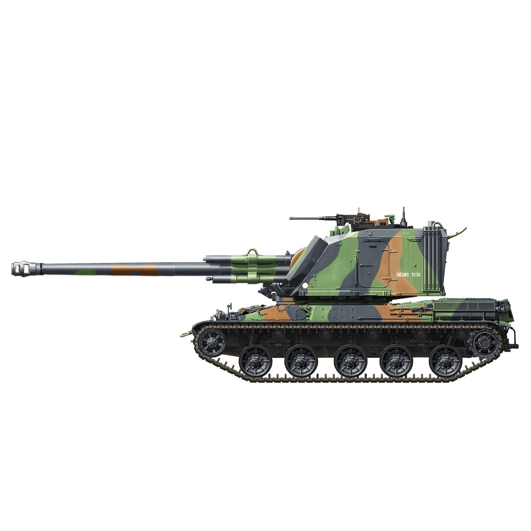 1/35 French AUF1 TA 155mm Self-Propelled Howitzer
